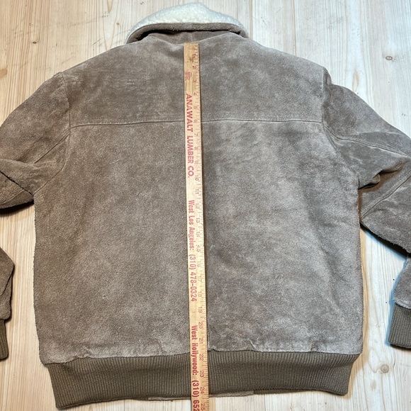 Michael Charles Vintage Suede Bomber Jacket - Picture 16 of 16